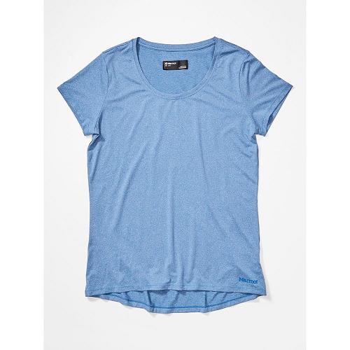 Marmot All Around T-Shirts For Womens Dark Blue QEL728651